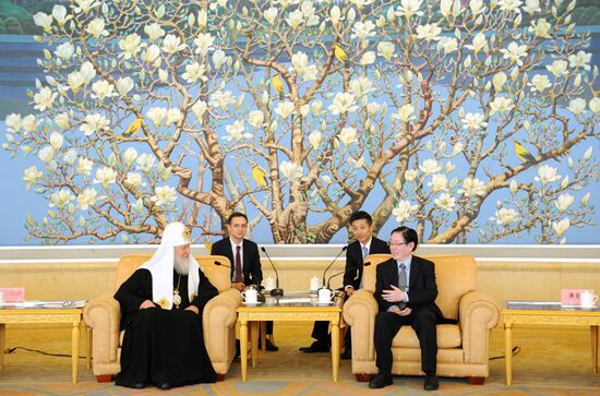 Patriarch Kirill makes first ever visit to China