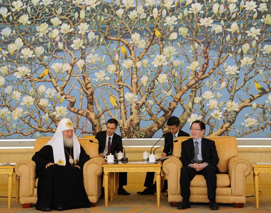 Patriarch Kirill makes first ever visit to China