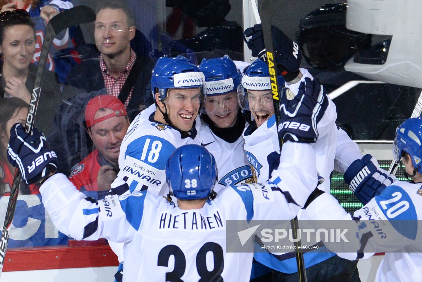 2013 Men's World Ice Hockey Championships. Russia vs. Finland