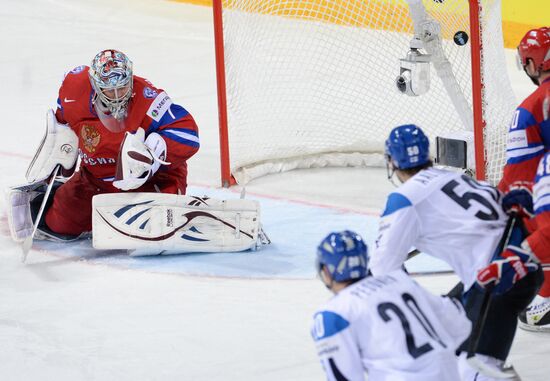 2013 Men's World Ice Hockey Championships. Russia vs. Finland