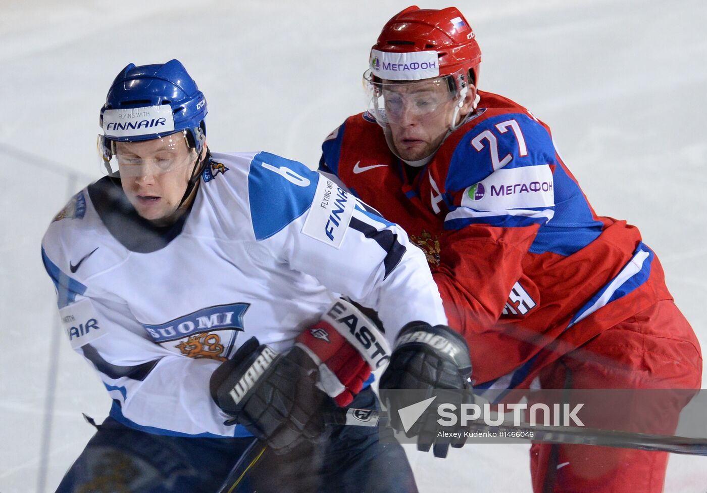 2013 Men's World Ice Hockey Championships. Russia vs. Finland