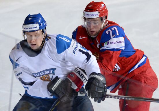 2013 Men's World Ice Hockey Championships. Russia vs. Finland