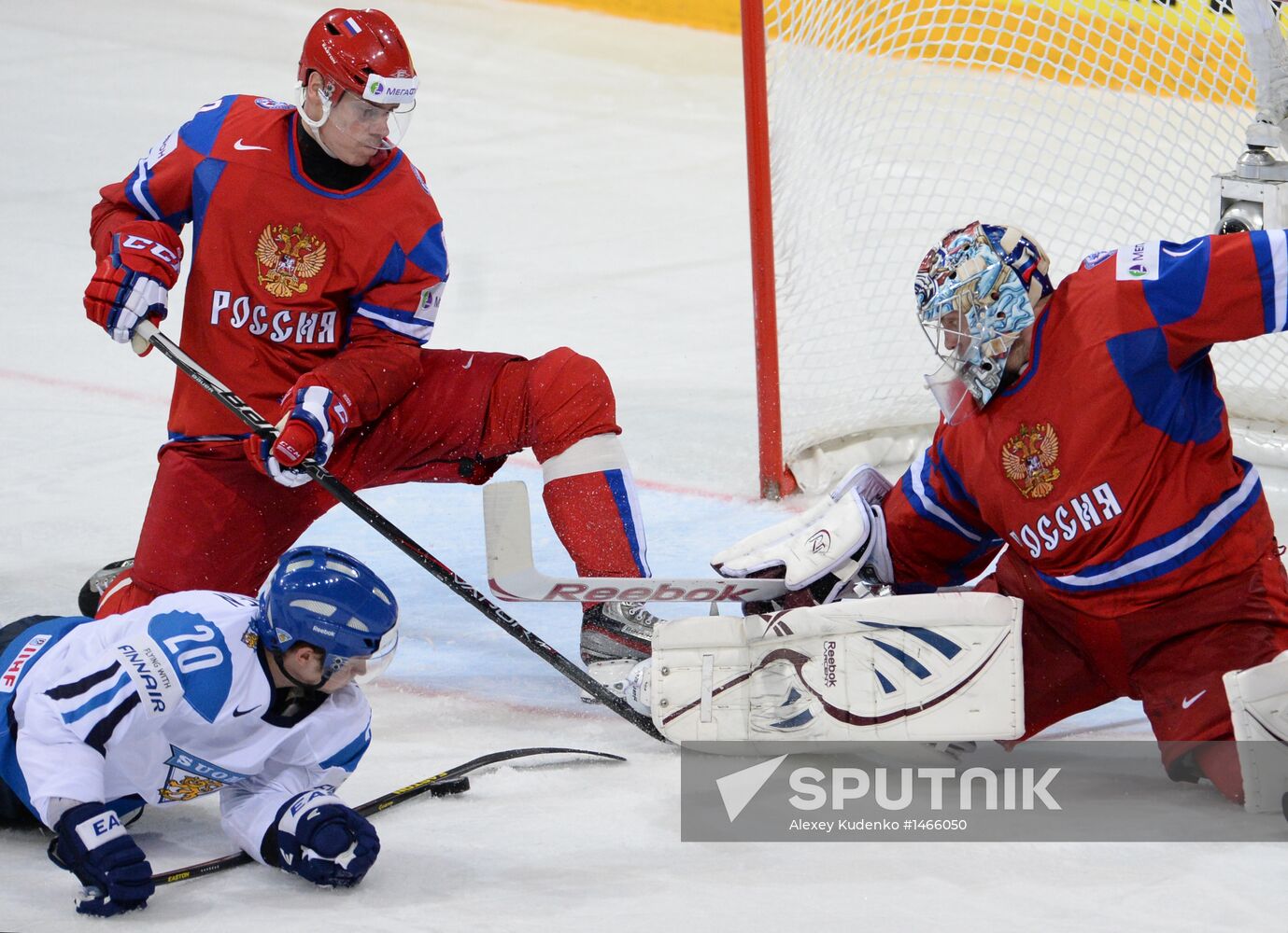2013 Men's World Ice Hockey Championships. Russia vs. Finland