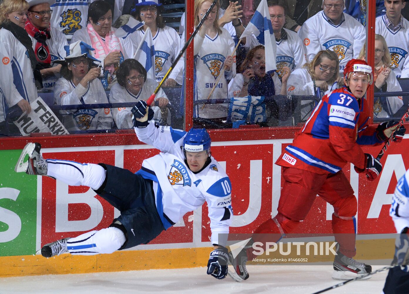 2013 Men's World Ice Hockey Championships. Russia vs. Finland