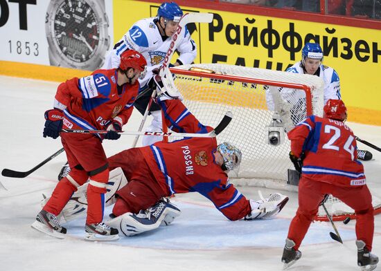 2013 Men's World Ice Hockey Championships. Russia vs. Finland