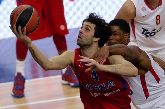Basketball Euroleague. Final Four. CSKA vs. Olympiacos