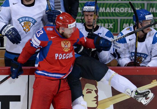 2013 Men's World Ice Hockey Championships. Russia vs. Finland