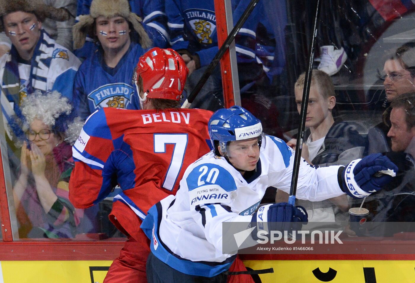 2013 Men's World Ice Hockey Championships. Russia vs. Finland