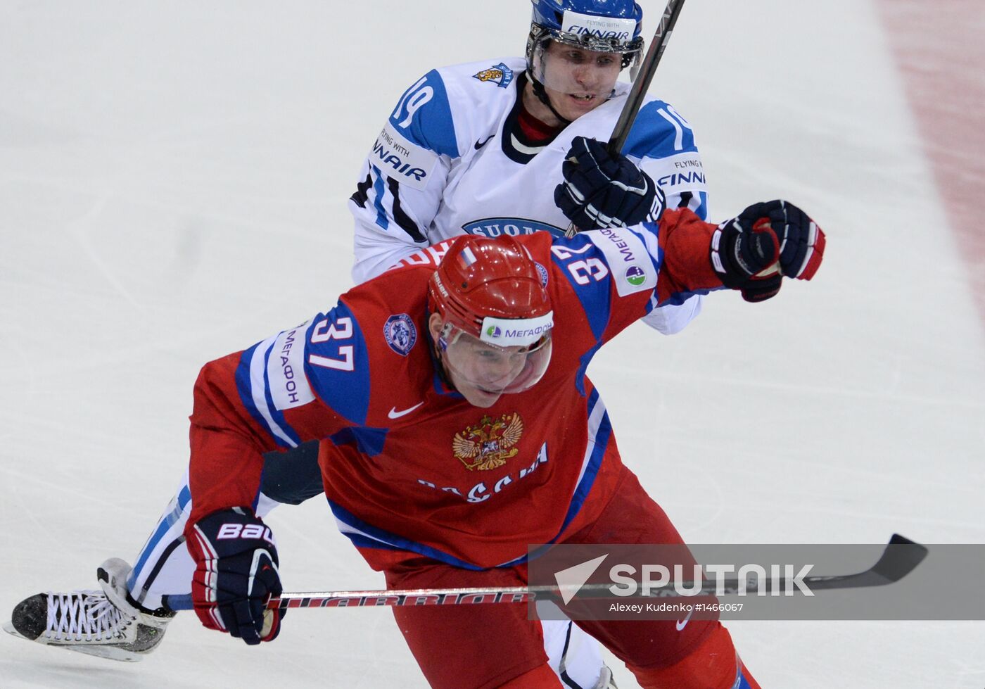 2013 Men's World Ice Hockey Championships. Russia vs. Finland