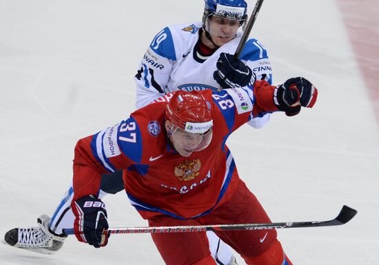 2013 Men's World Ice Hockey Championships. Russia vs. Finland