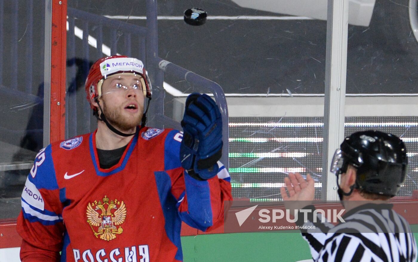 2013 Men's World Ice Hockey Championships. Russia vs. Finland