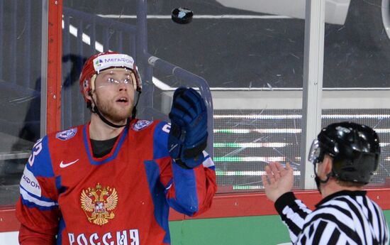 2013 Men's World Ice Hockey Championships. Russia vs. Finland
