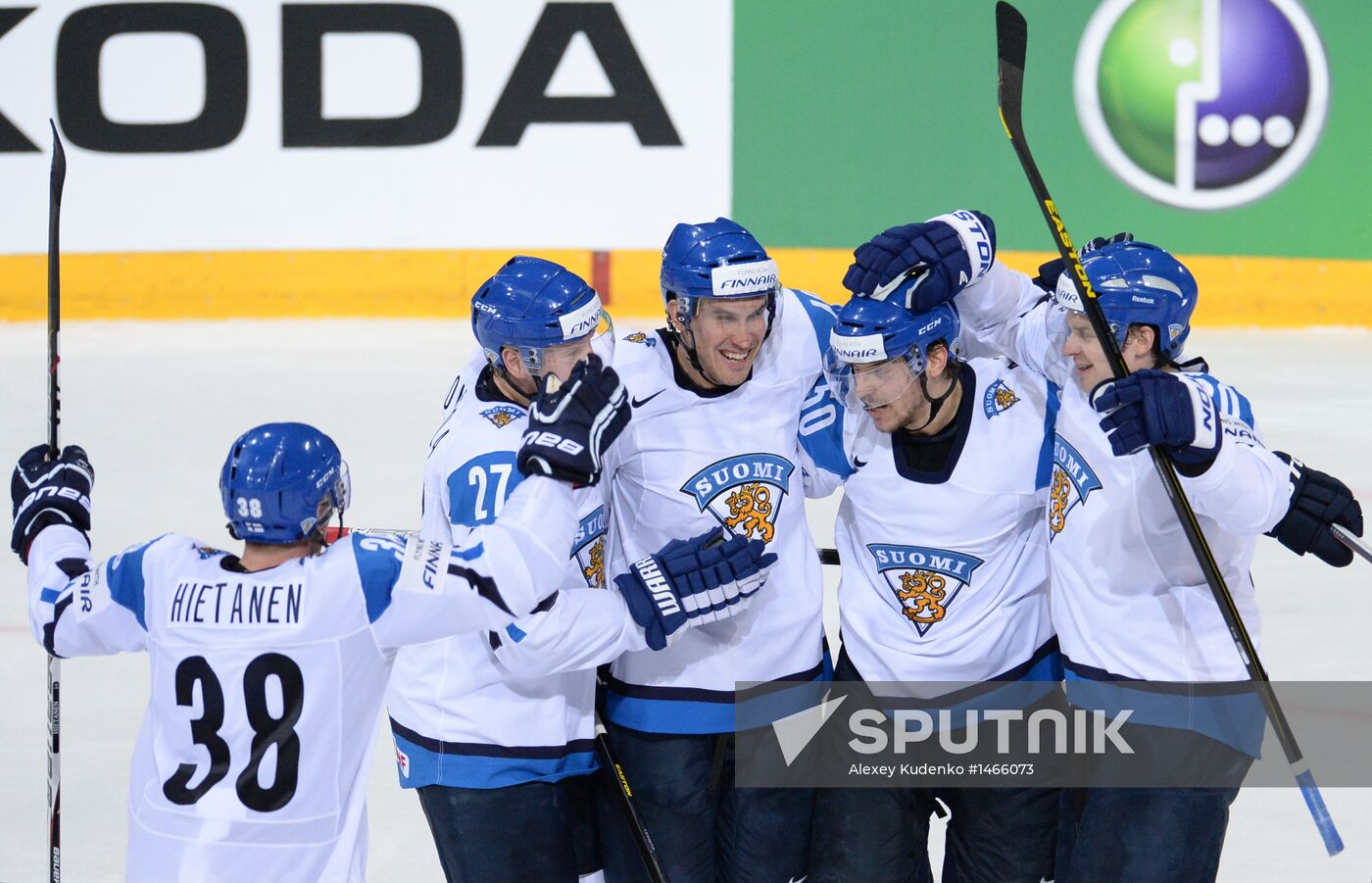 2013 Men's World Ice Hockey Championships. Russia vs. Finland