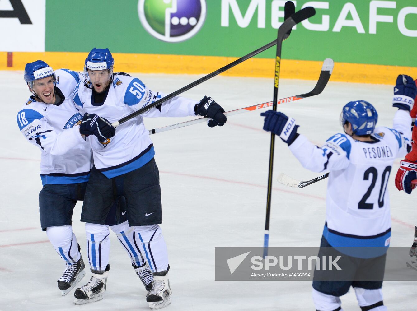 2013 Men's World Ice Hockey Championships. Russia vs. Finland