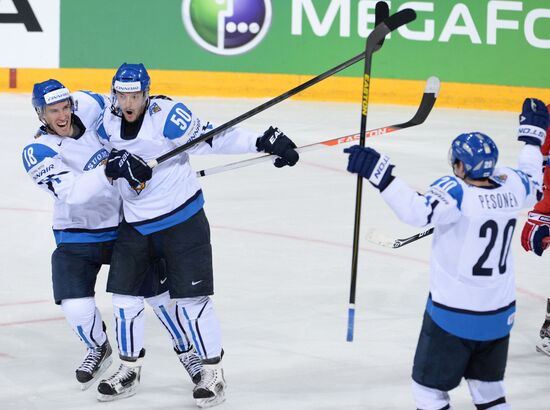 2013 Men's World Ice Hockey Championships. Russia vs. Finland