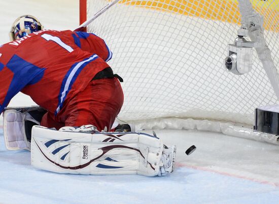 2013 Men's World Ice Hockey Championships. Russia vs. Finland