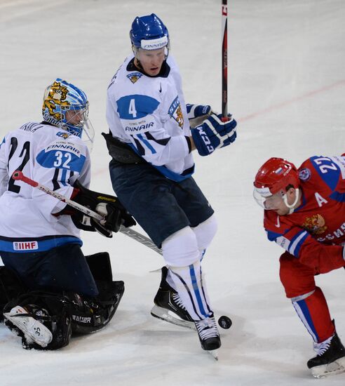 2013 Men's World Ice Hockey Championships. Russia vs. Finland