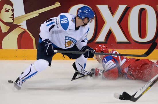 2013 Men's World Ice Hockey Championships. Russia vs. Finland