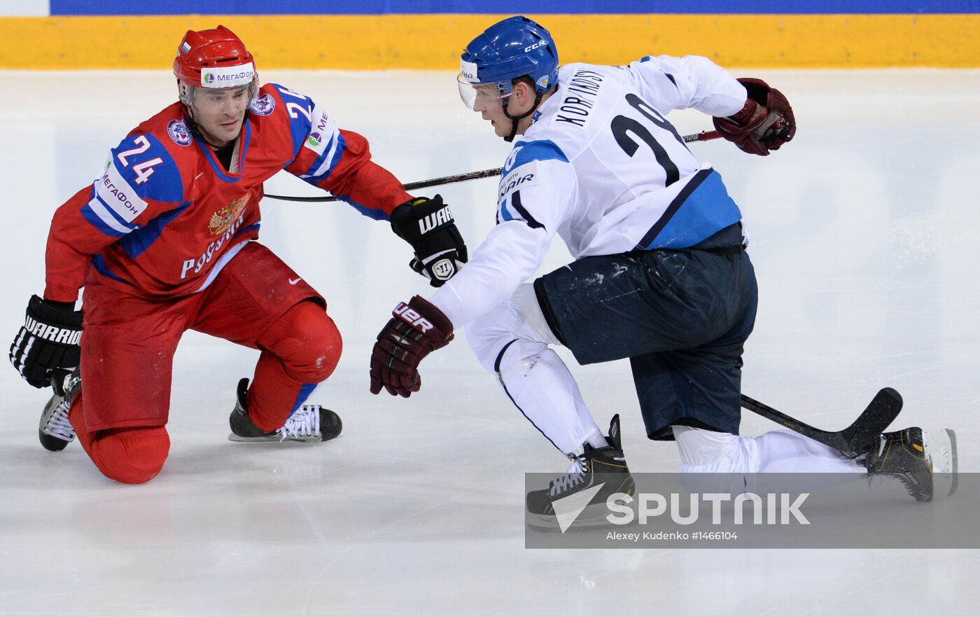 2013 Men's World Ice Hockey Championships. Russia vs. Finland