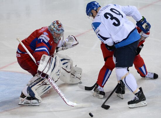 2013 Men's World Ice Hockey Championships. Russia vs. Finland