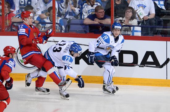 2013 Men's World Ice Hockey Championships. Russia vs. Finland