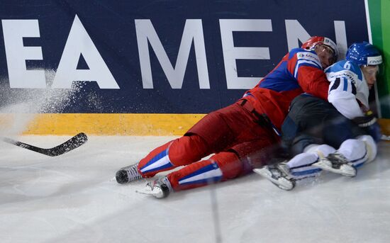 2013 Men's World Ice Hockey Championships. Russia vs. Finland