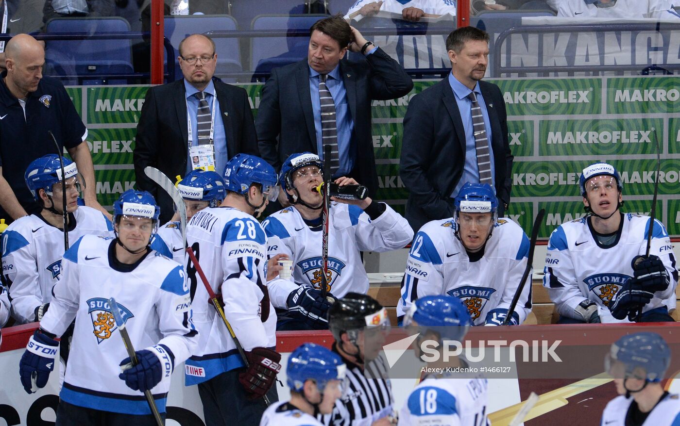 2013 Men's World Ice Hockey Championships. Russia vs. Finland