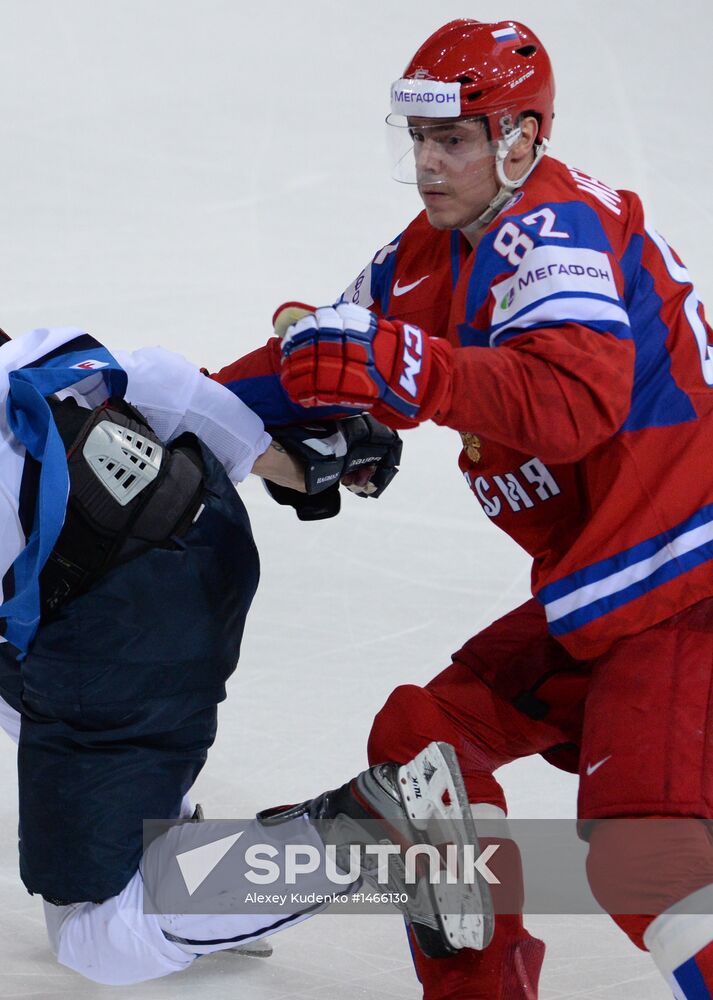 2013 Men's World Ice Hockey Championships. Russia vs. Finland