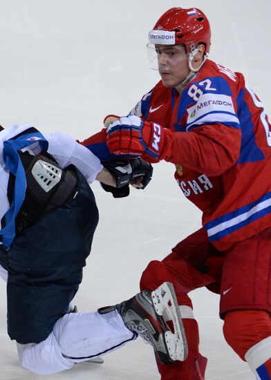 2013 Men's World Ice Hockey Championships. Russia vs. Finland