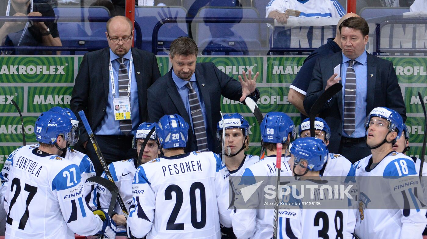 2013 Men's World Ice Hockey Championships. Russia vs. Finland