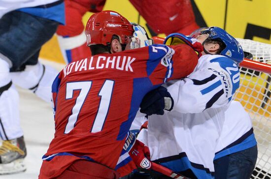 2013 Men's World Ice Hockey Championships. Russia vs. Finland