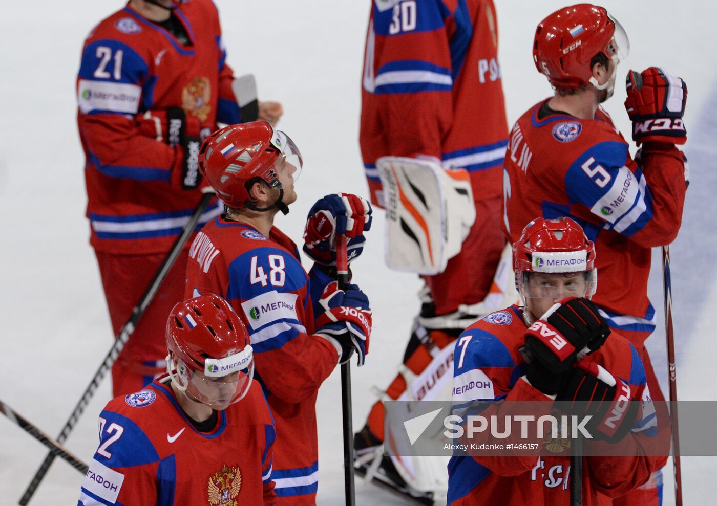 2013 Men's World Ice Hockey Championships. Russia vs. Finland