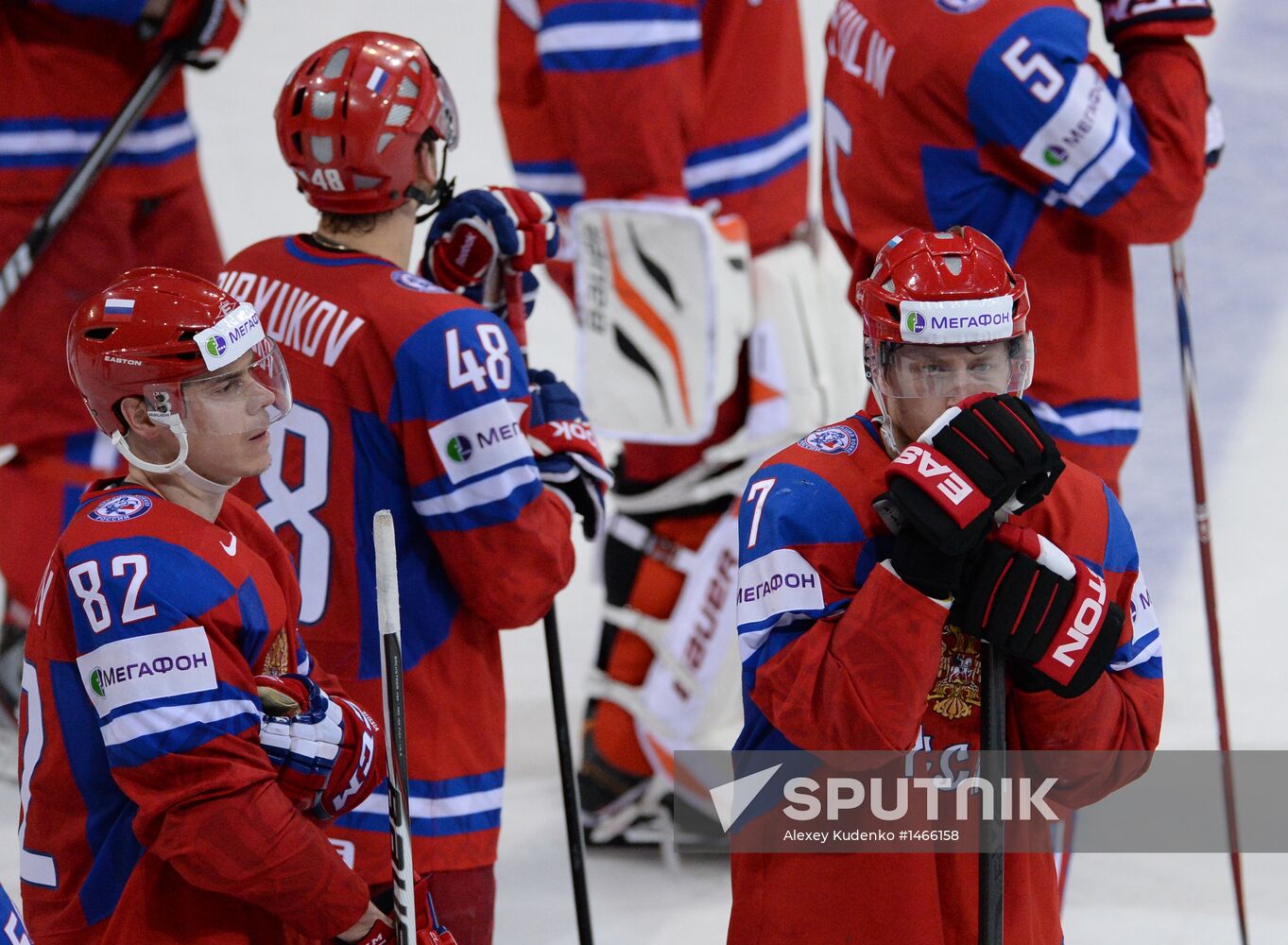 2013 Men's World Ice Hockey Championships. Russia vs. Finland