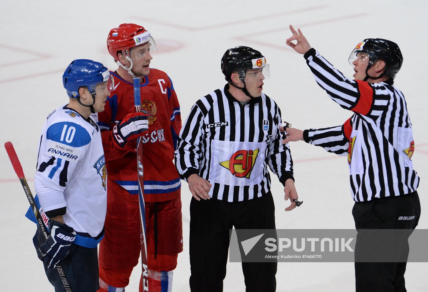 2013 Men's World Ice Hockey Championships. Russia vs. Finland
