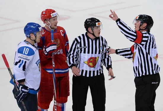 2013 Men's World Ice Hockey Championships. Russia vs. Finland
