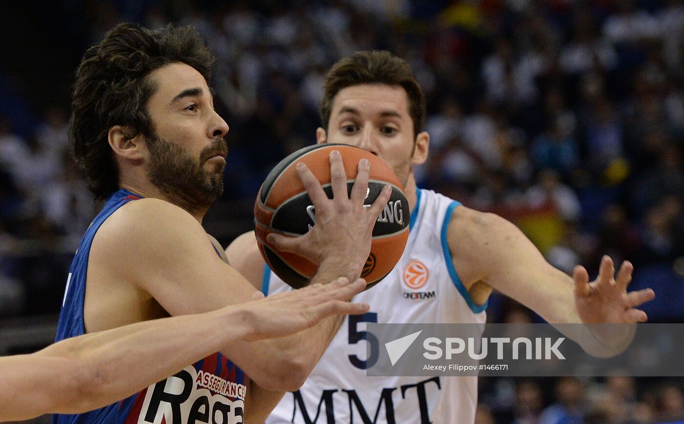 Basketball Euroleague. Final Four. Barcelona vs. Real