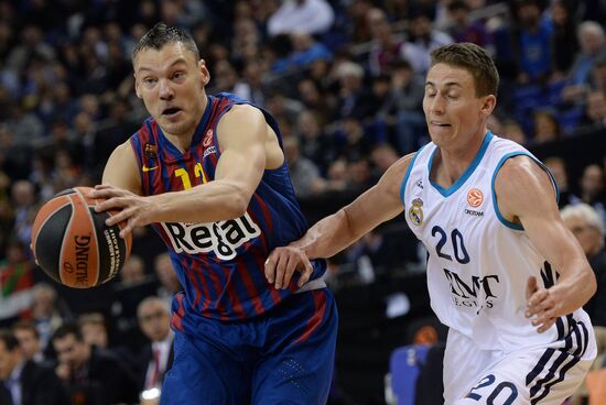 Basketball Euroleague. Final Four. Barcelona vs. Real