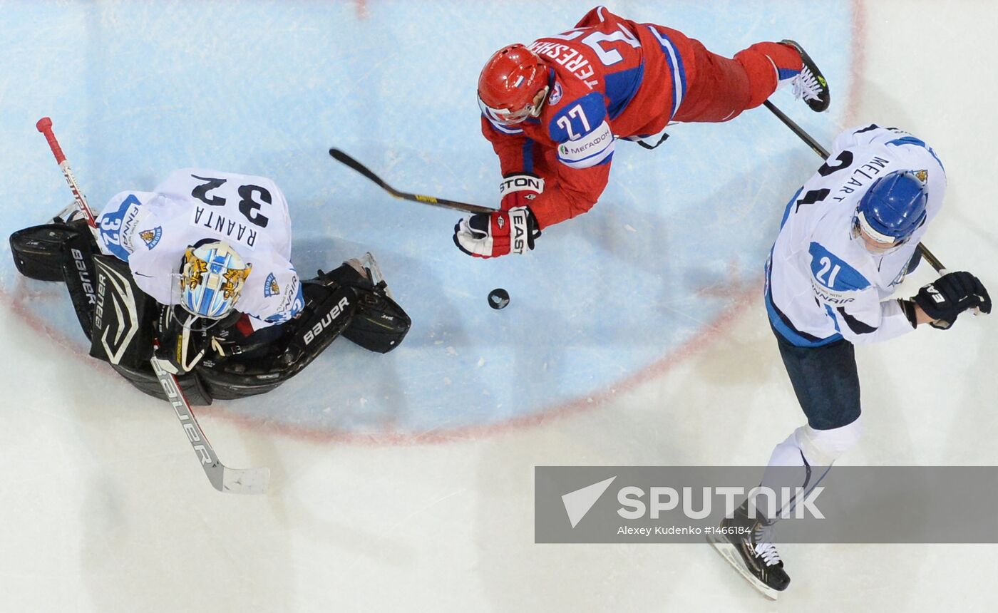 2013 Men's World Ice Hockey Championships. Russia vs. Finland