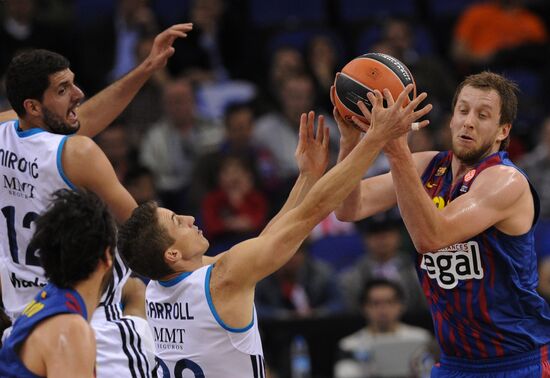 Basketball Euroleague. Final Four. Barcelona vs. Real