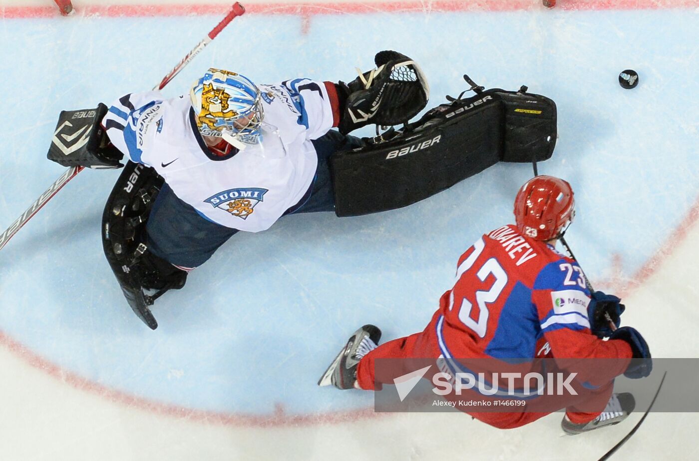 2013 Men's World Ice Hockey Championships. Russia vs. Finland