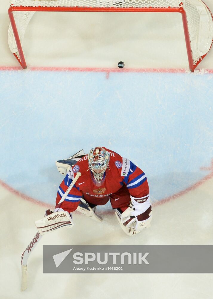 2013 Men's World Ice Hockey Championships. Russia vs. Finland