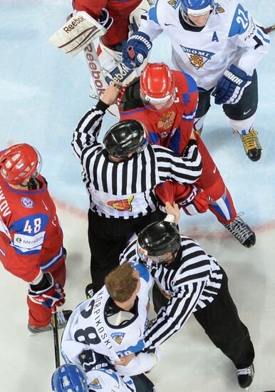 2013 Men's World Ice Hockey Championships. Russia vs. Finland