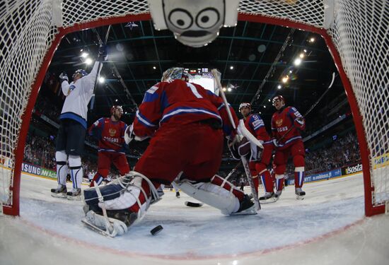 2013 Men's World Ice Hockey Championships. Russia vs. Finland