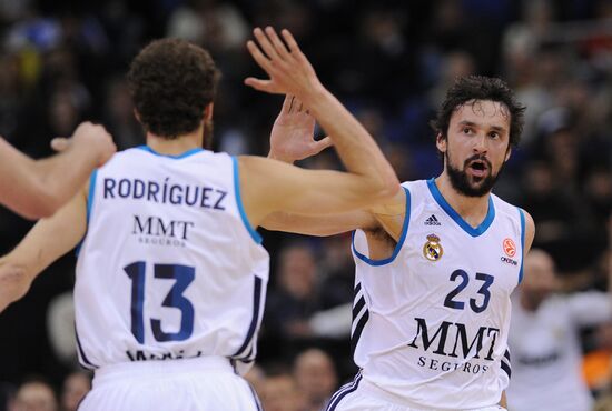 Basketball Euroleague. Final Four. Barcelona vs. Real