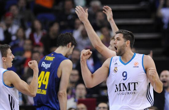 Basketball Euroleague. Final Four. Barcelona vs. Real
