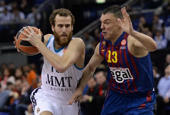 Basketball Euroleague. Final Four. Barcelona vs. Real