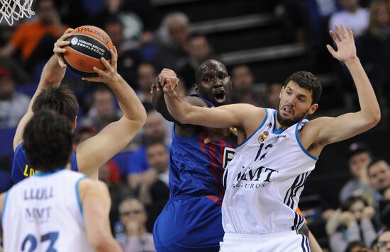 Basketball Euroleague. Final Four. Barcelona vs. Real