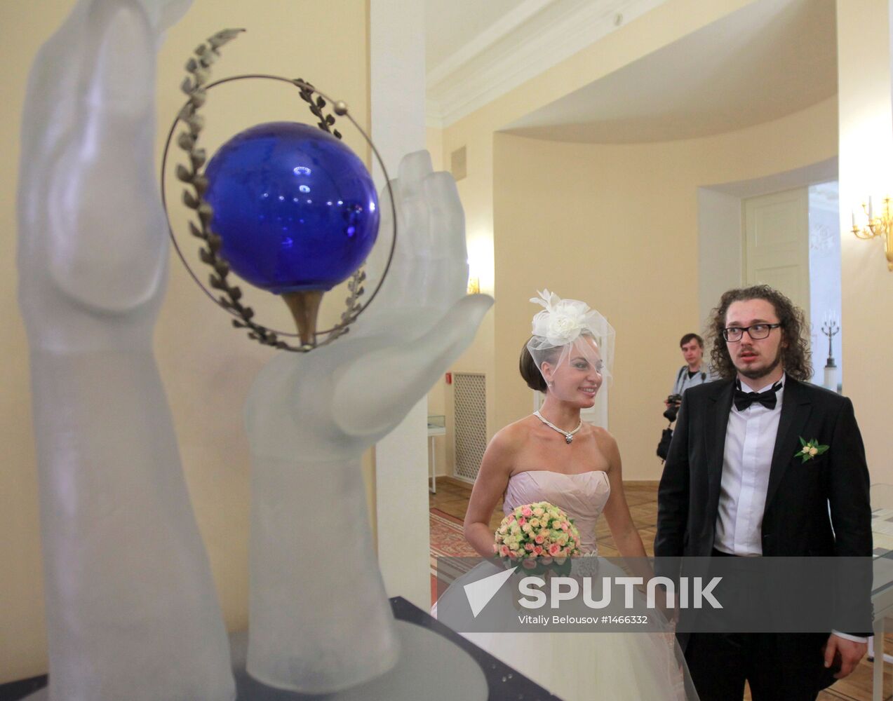 Wedding ceremonies held in Moscow Government building