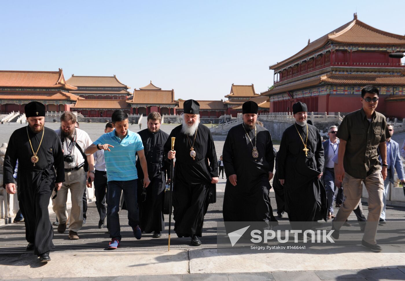 Patriarch Kirill visits Great Chinese Wall