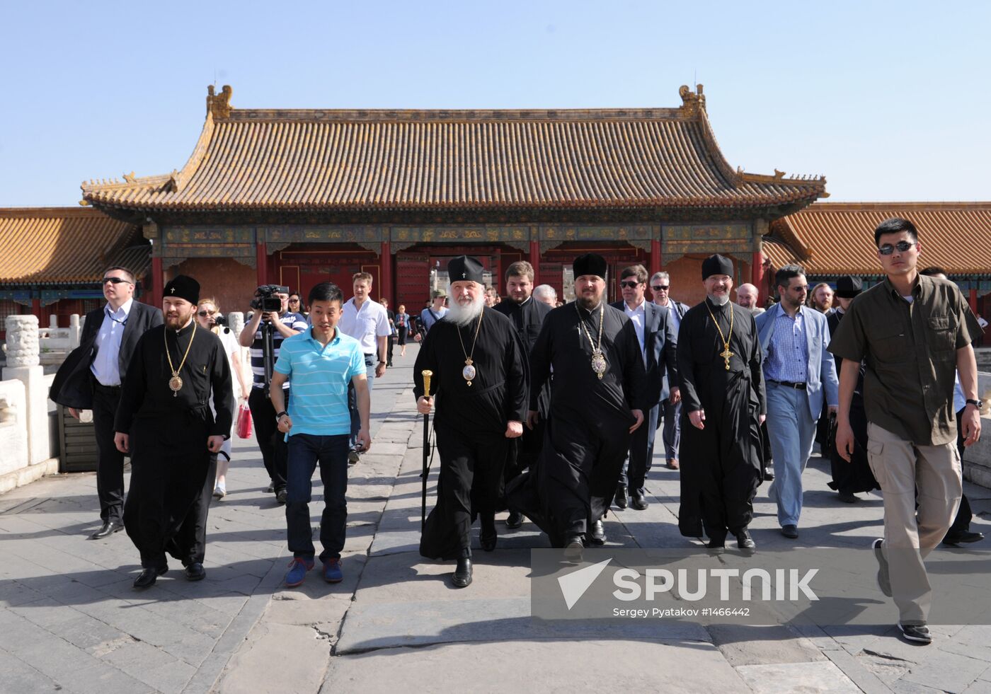 Patriarch Kirill visits Great Chinese Wall